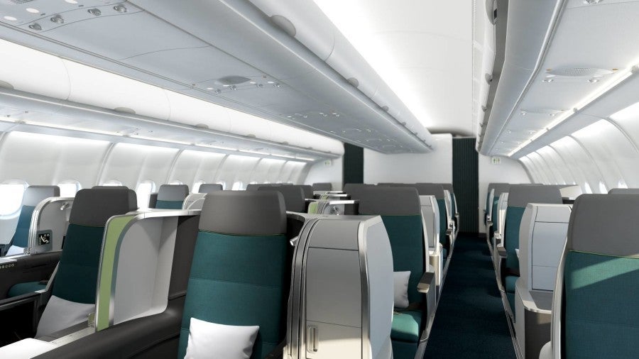 Aer Lingus's new business class looks pretty great.