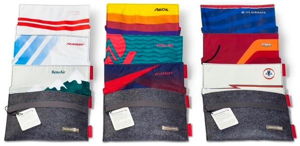 American's got some cute retro amenity kits in business class now.