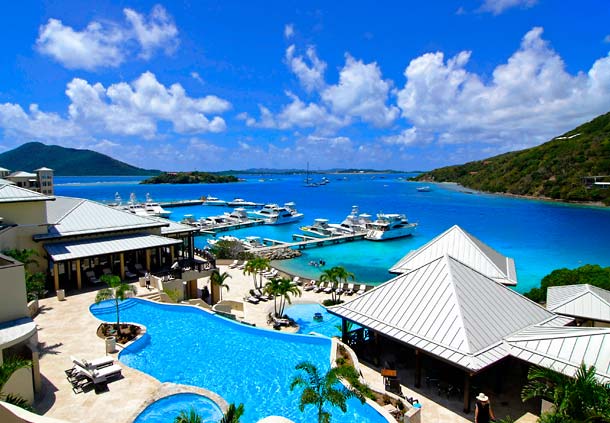 The Scrub Island Marriott is just a private ferry ride from St. Thomas. Photo courtesy of the resort.