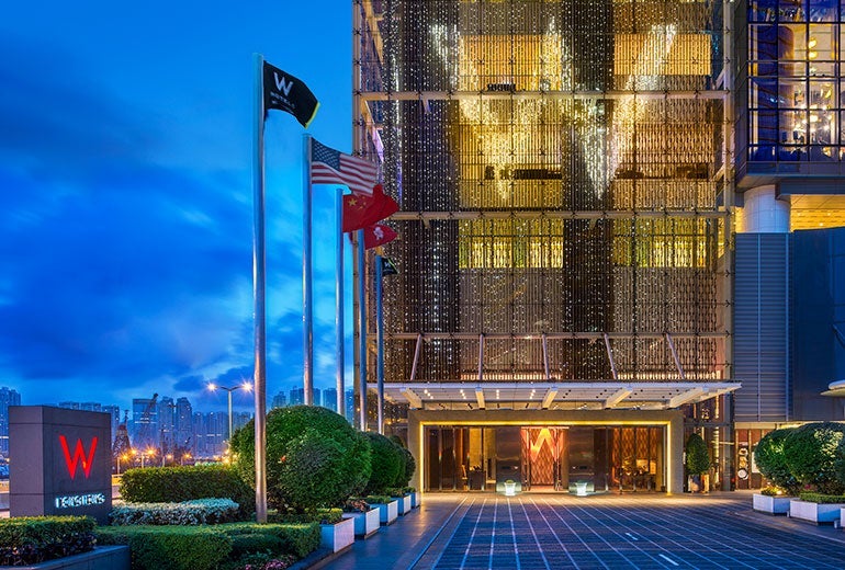 Consider staying at the W Hong Kong, a SPG category 6 property, with rooms starting at 20,000 SPG points per night.