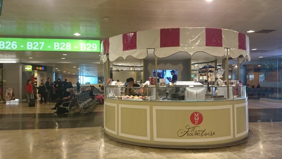Mama Framboise has a small stand in T1