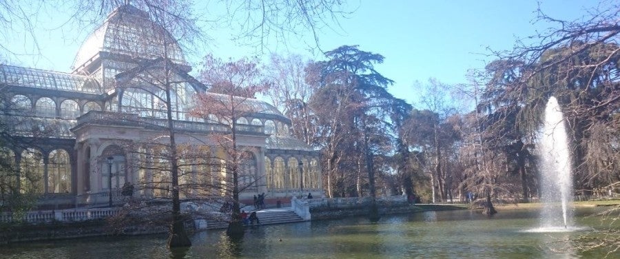 The Crystal Palace in the Retiro Park.