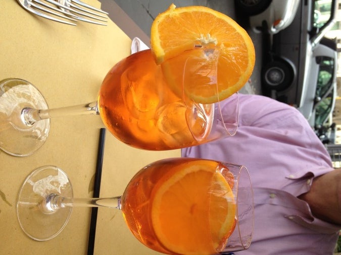 You haven't been to Rome until you've had a good Aperol Spritz.