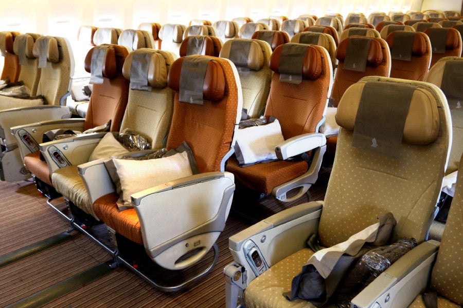 Choose bulkhead seats in rows 31 or 44 for extra legroom. Photo by T.C. Baker/Newscast Creative.