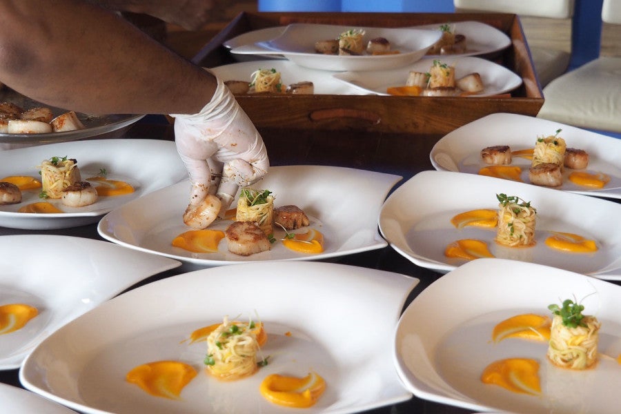 Ithaa Underwater Restaurant - Scallops