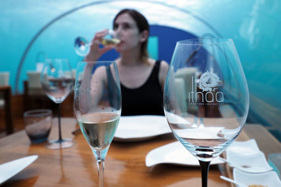 Ithaa Underwater Restaurant - Wine