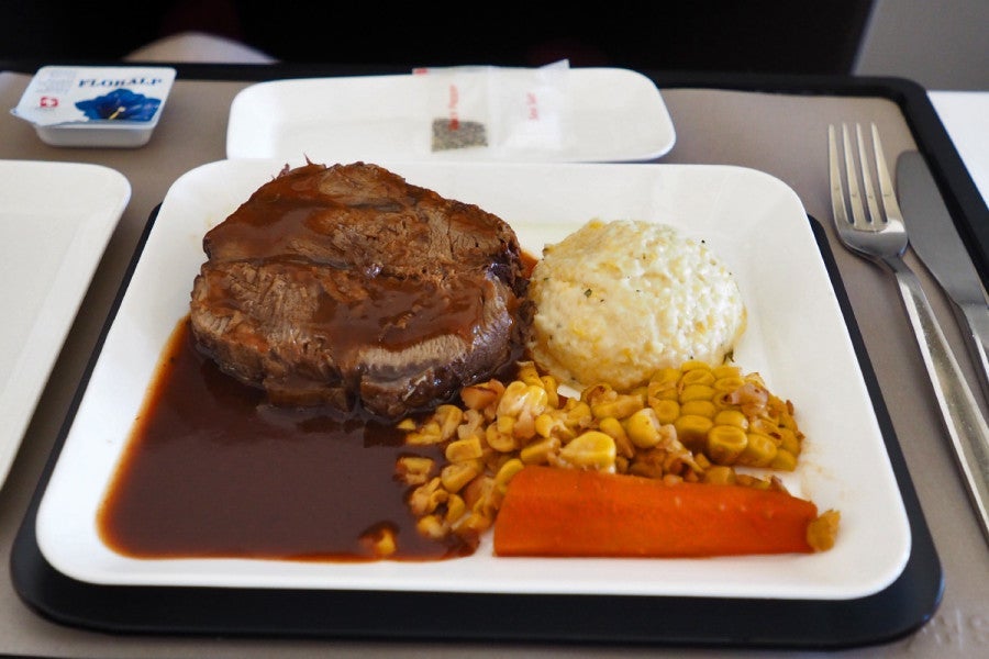 The beef shoulder was moist and flavorful, though the BBQ sauce was a bit too sweet.