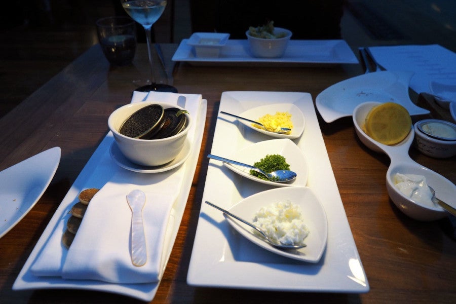 Ithaa Underwater Restaurant - Caviar