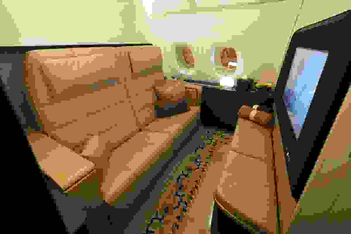 Even more high end than The Apartment is The Residence, located at the front of first class.