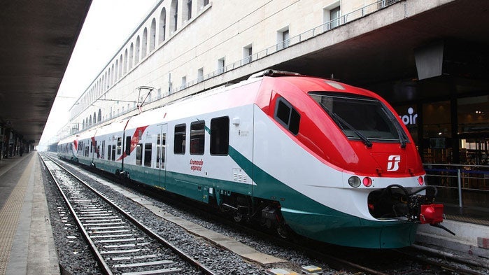 The Leonardo Express is by far the fastest, most convenient way into town. Photo courtesy of raileurope.com.