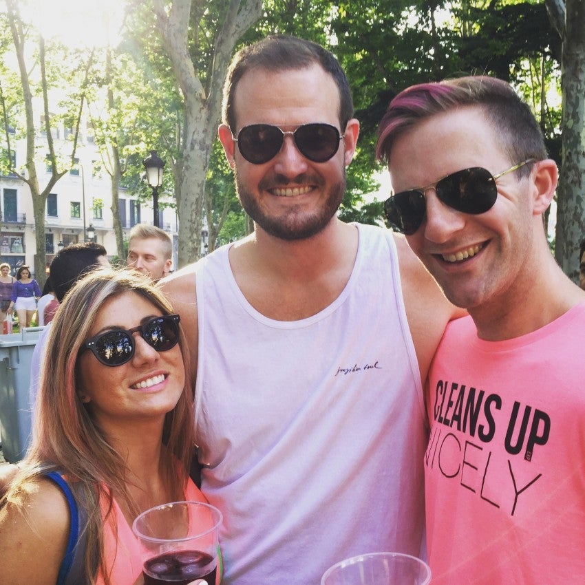 Attending Pride is fun, but to celebrate it with friends is priceless.
