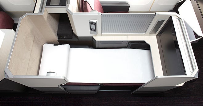 Japan Airlines Sky Suite has been the most comfortable business class seat for me.
