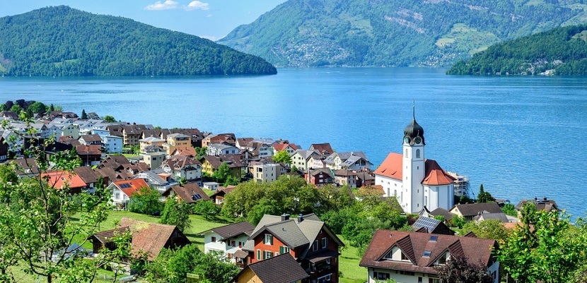 Visit Switzerland on Delta by flying round trip from the US in business for 80,000 Korean miles.