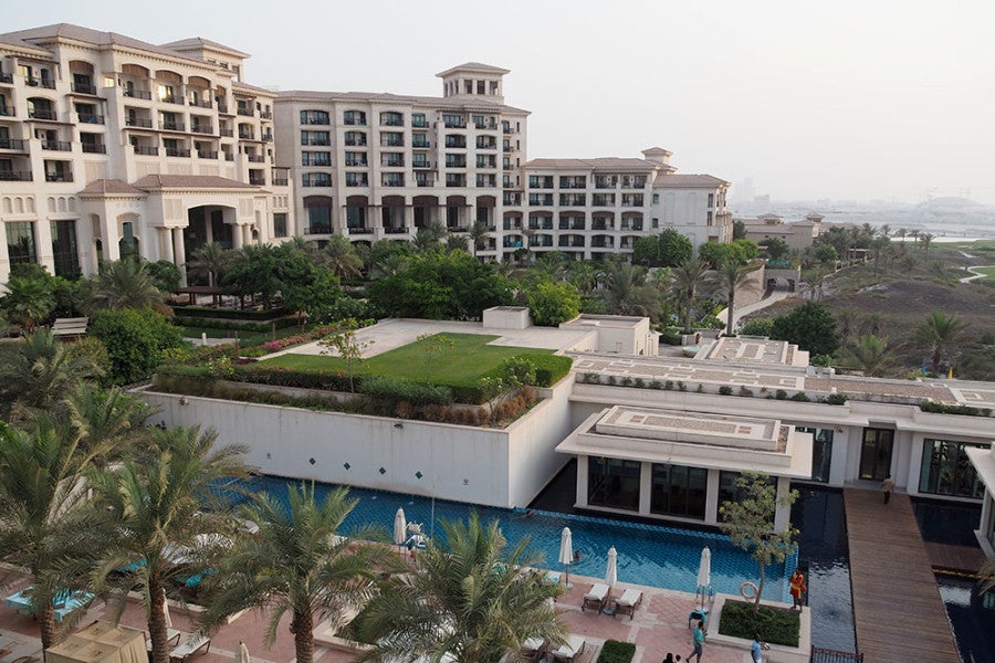 A view of the hotel from our suite.