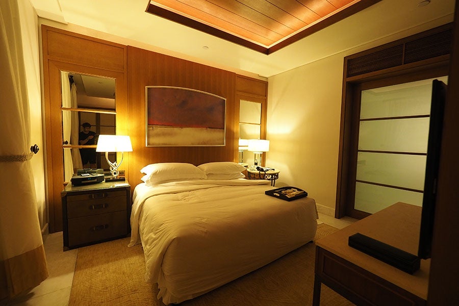 Our Ocean Suite was roomy, with a comfortable King bed.