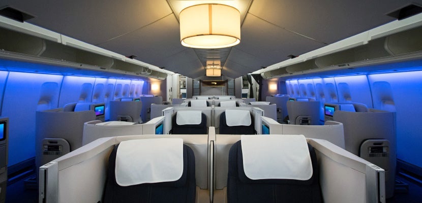 Business class on BA's refreshed 747.