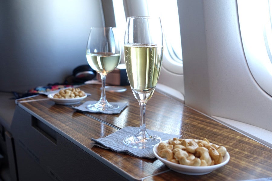Champagne for two.