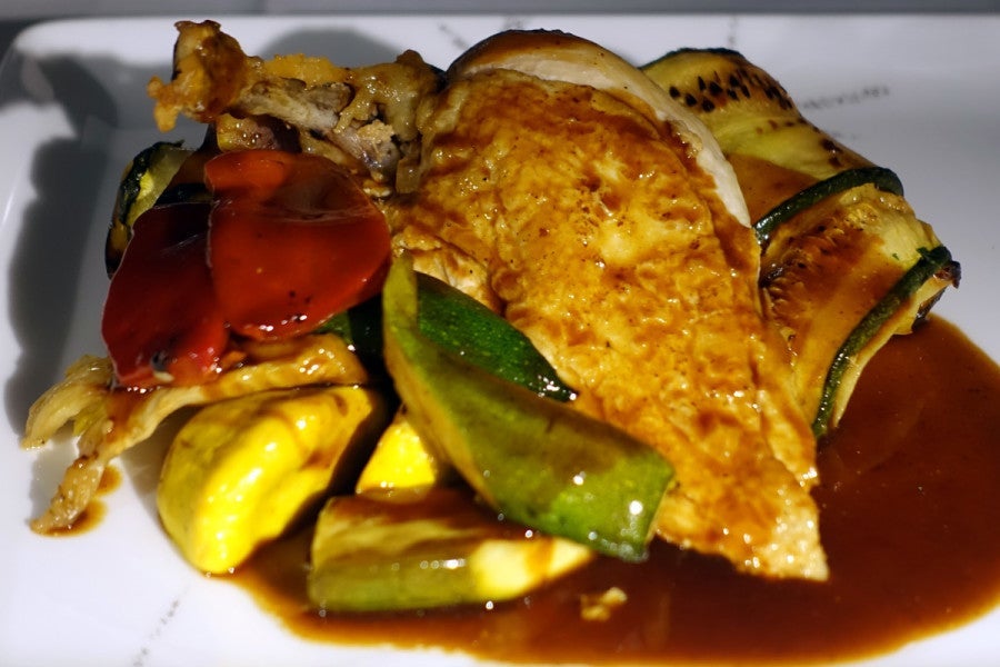 I had the chicken, which was great.