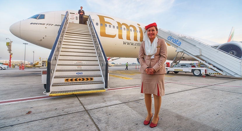 Fly Emirates to Southeast Asia.