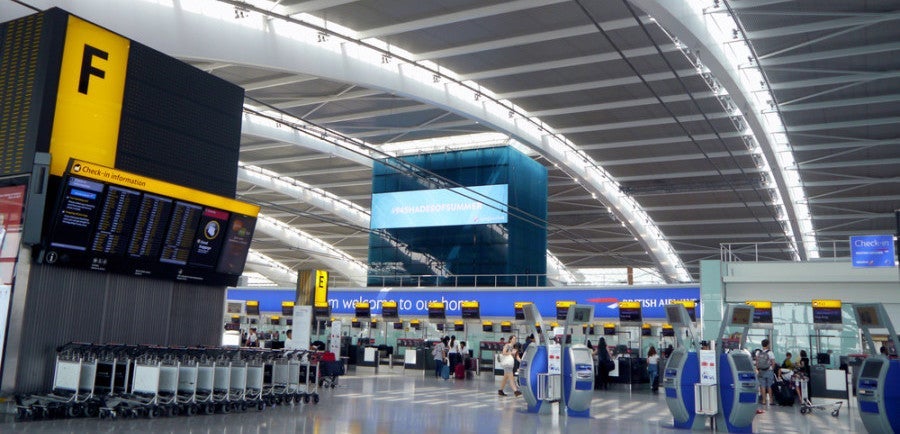 New check-in areas and improved shopping & dining within UK airports are financed in large part by passengers. Image courtesy of Shutterstock.