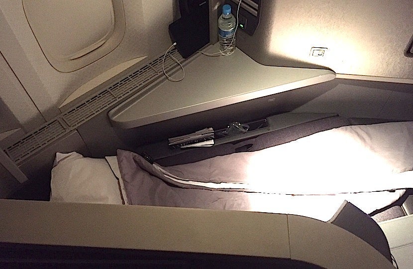 Another shot of my rear-facing seat in lie-flat position.