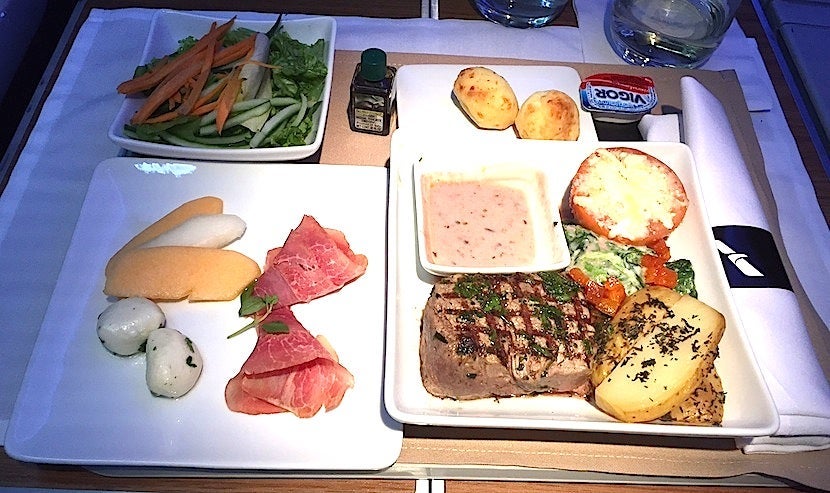 The cheese puffs and the beef were good, but not much else.