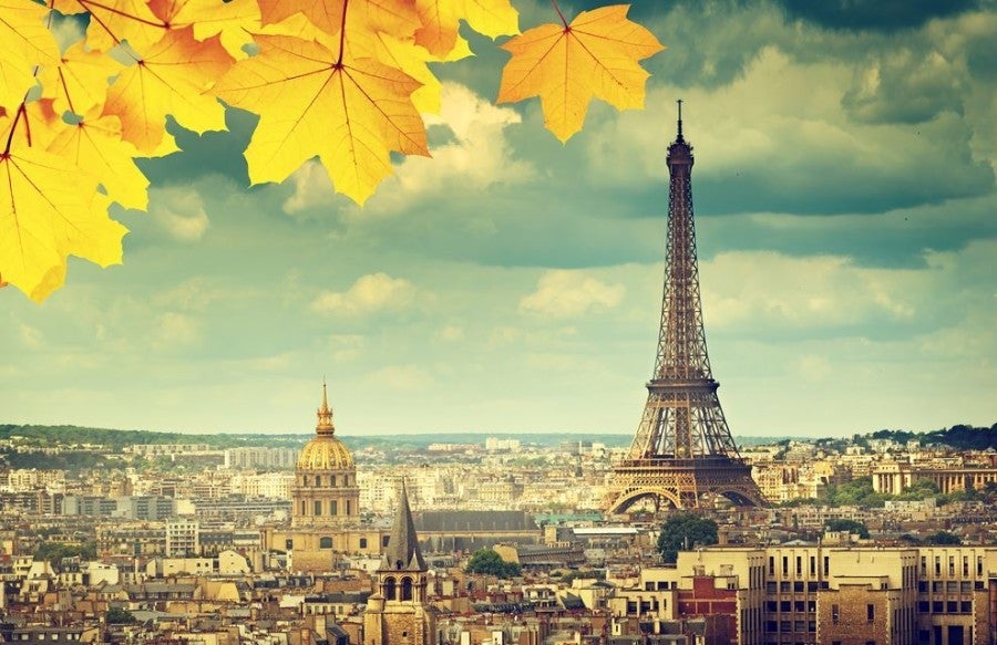 Who doesn't love fall in Paris? Photo courtesy of Shutterstock.