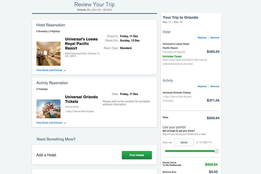 booking