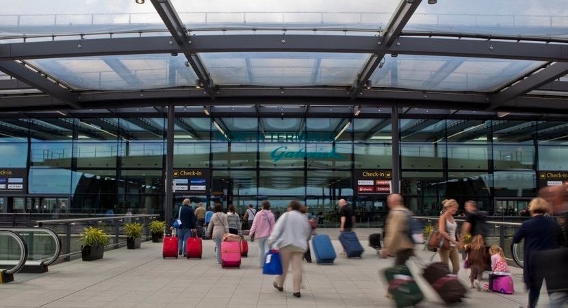 London's Gatwick Airport.