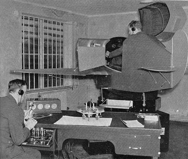 Simulator training in the 1950s