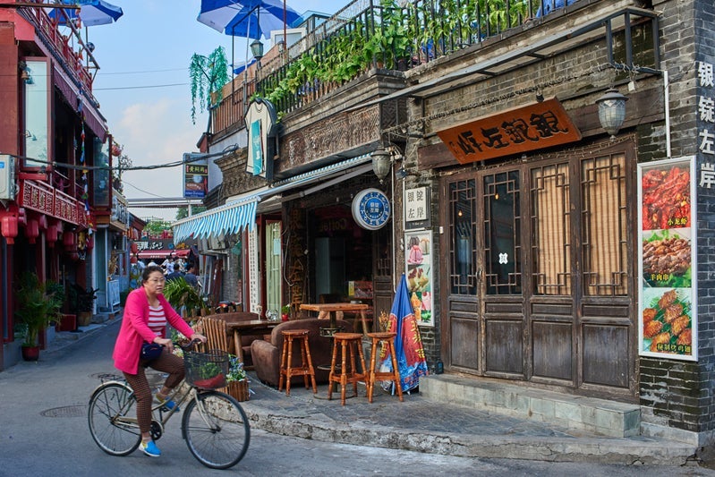 Typical street in a Beijing hutong. Photo courtesy of Shutterstock.