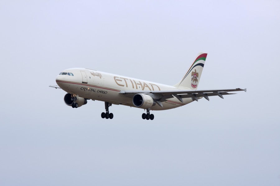 Get bonus miles for flying Etihad. Photo courtesy of Shutterstock.