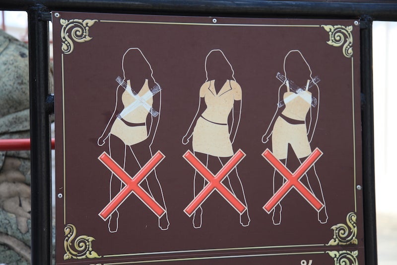 Just FYI, don't come underdressed upon entering any temple (not even sporting Daisy Dukes).