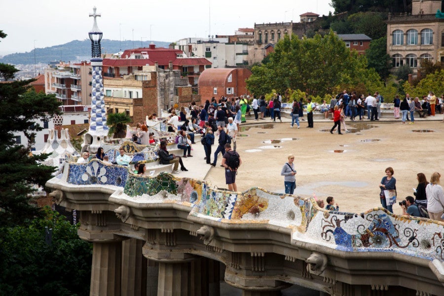 Park Güell by Antoni Gaudí is a UNESCO World Heritage Site.