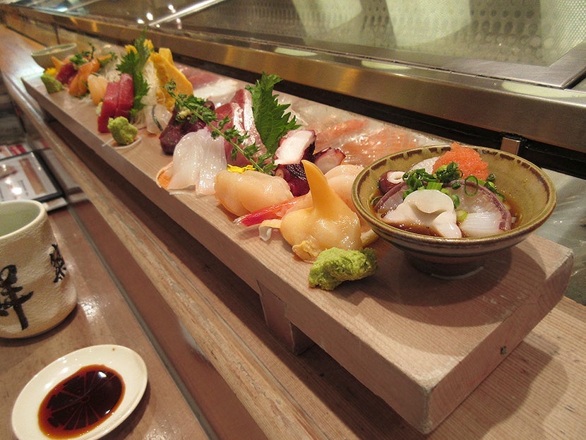 Japan: where you just walk in off the street and eat some of the best food you've had in your life. Photo by the author.