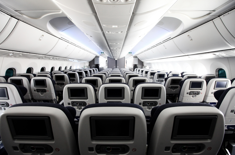 The seatback entertainment and food in economy on British Airways' Dreamliner was almost enough to distract me from the shock of the Paris terror attacks. Photo courtesy of British Airways. 