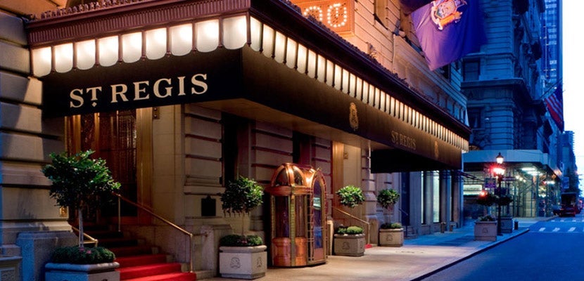 Win Starpoints to use at the St Regis in New York.