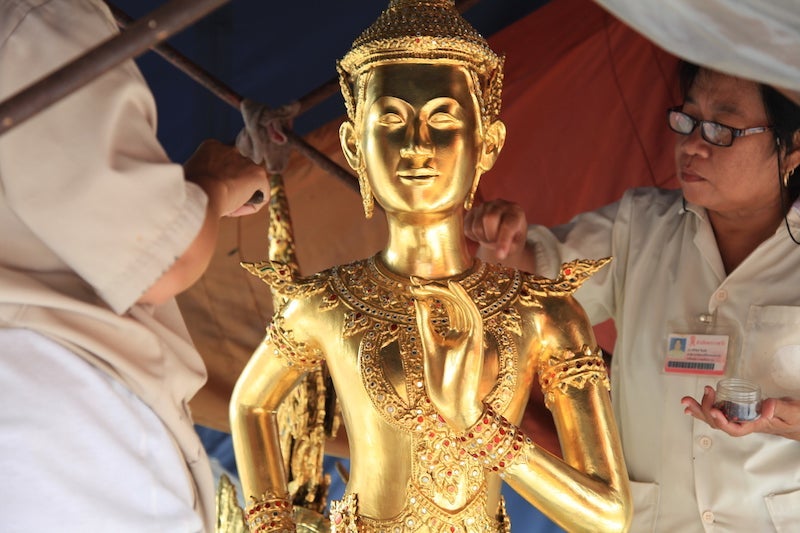 Details at the Grand Palace are constantly being preserved, protected and perfected.