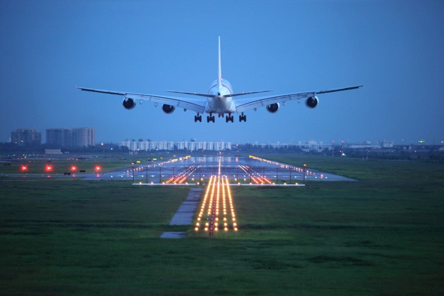 Just another safe landing, thanks to a LOT of air traffic controllers. Photo courtesy of Shutterstock.
