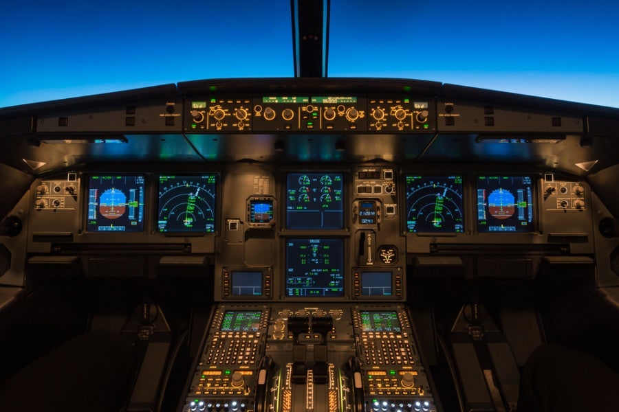 The first major phase of a major-airline pilot's training is learning what everything in the cockpit actually *does.* Photo courtesy of Shutterstock. 
