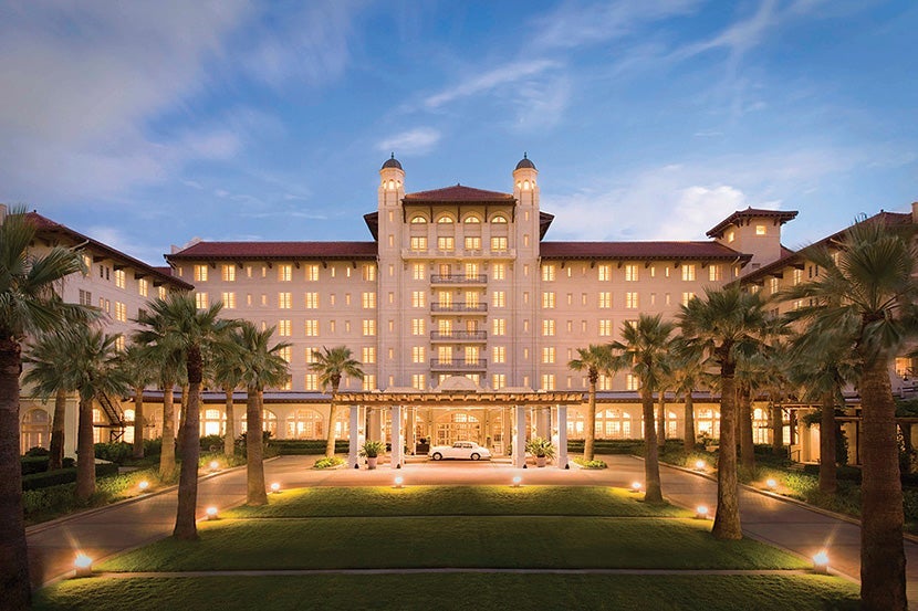 The Hotel Galvez & Spa.