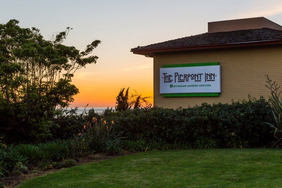 The Wyndham Garden Ventura Pierpont Inn in Southern California.