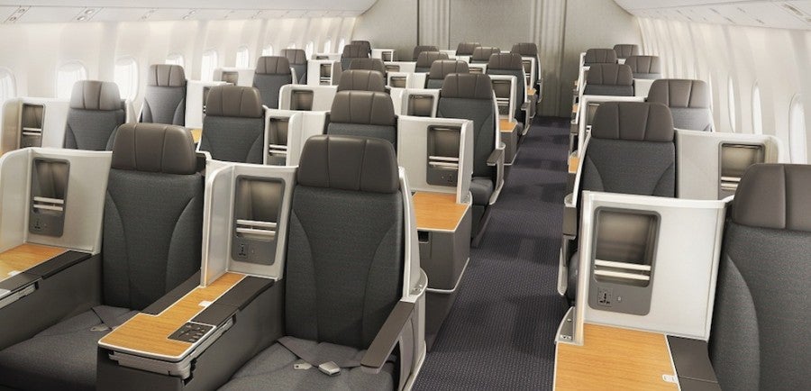 Business class on AA's 767.