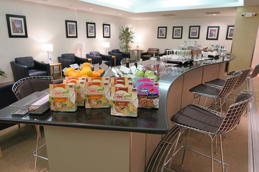 You could even grab a Cup of Noodles before your flight!