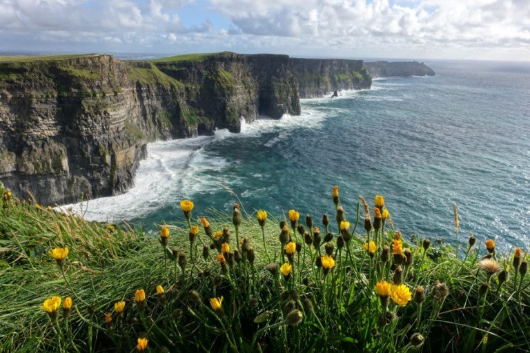 Take some time to get out of the city and visit spectacular sights like the Cliffs of Moher. Photo by Sarah Silbert.