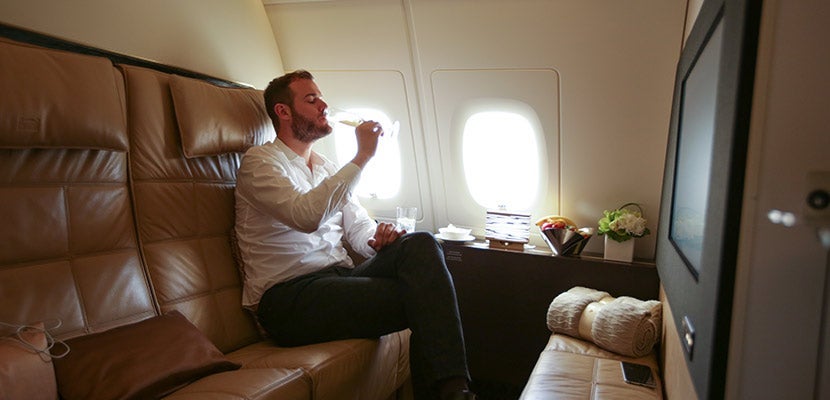 Etihad's Residence was definitely not available in the supposed golden age of travel.