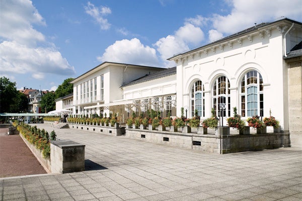 The Dolce Bad Nauheim sits near the mountains outisde of Frankfurt.