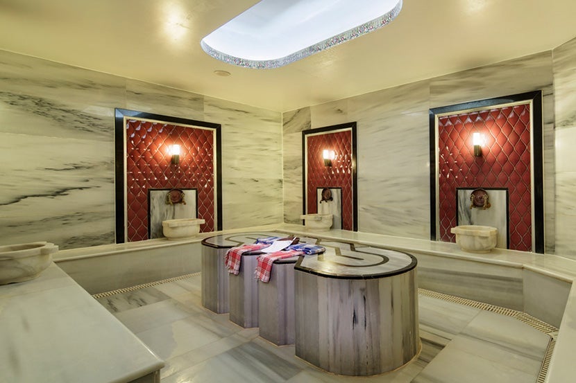 Inside the spa at the Wyndham Istanbul Old City.