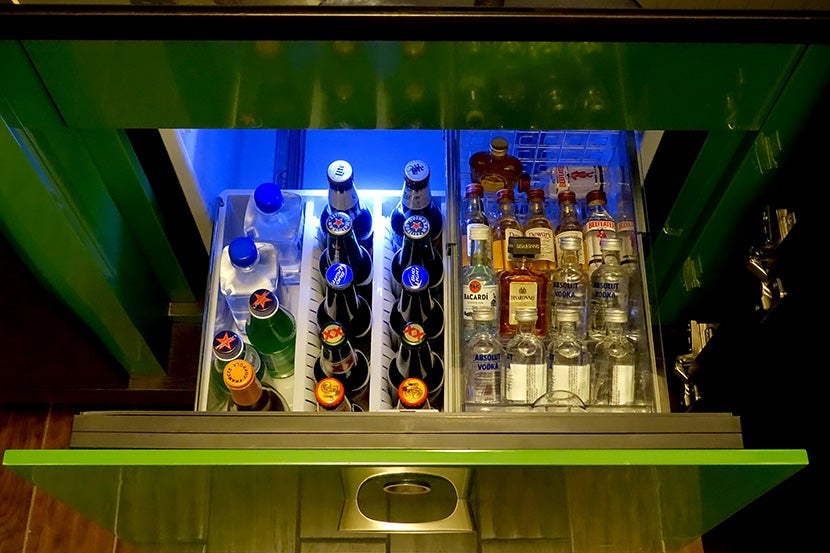 We didn't take anything from the mini-bar, but were impressed by the reasonable prices.