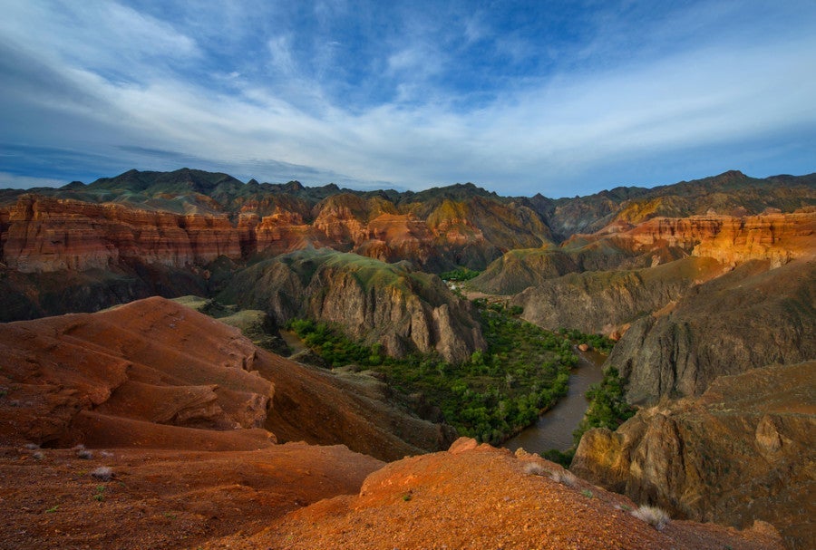 Charyn Canyon is known as the Grand Canyon of Kazakhstan. Photo courtesy of Shutterstock.
